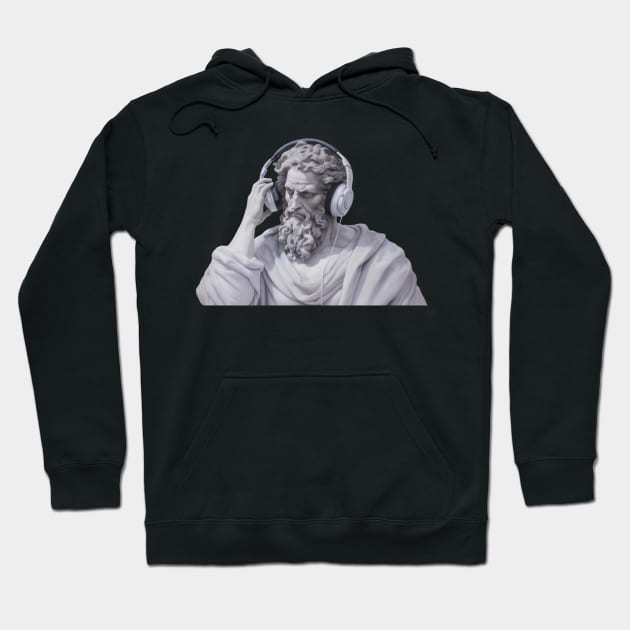 Techno Aristotle Hoodie by Delta Zero Seven